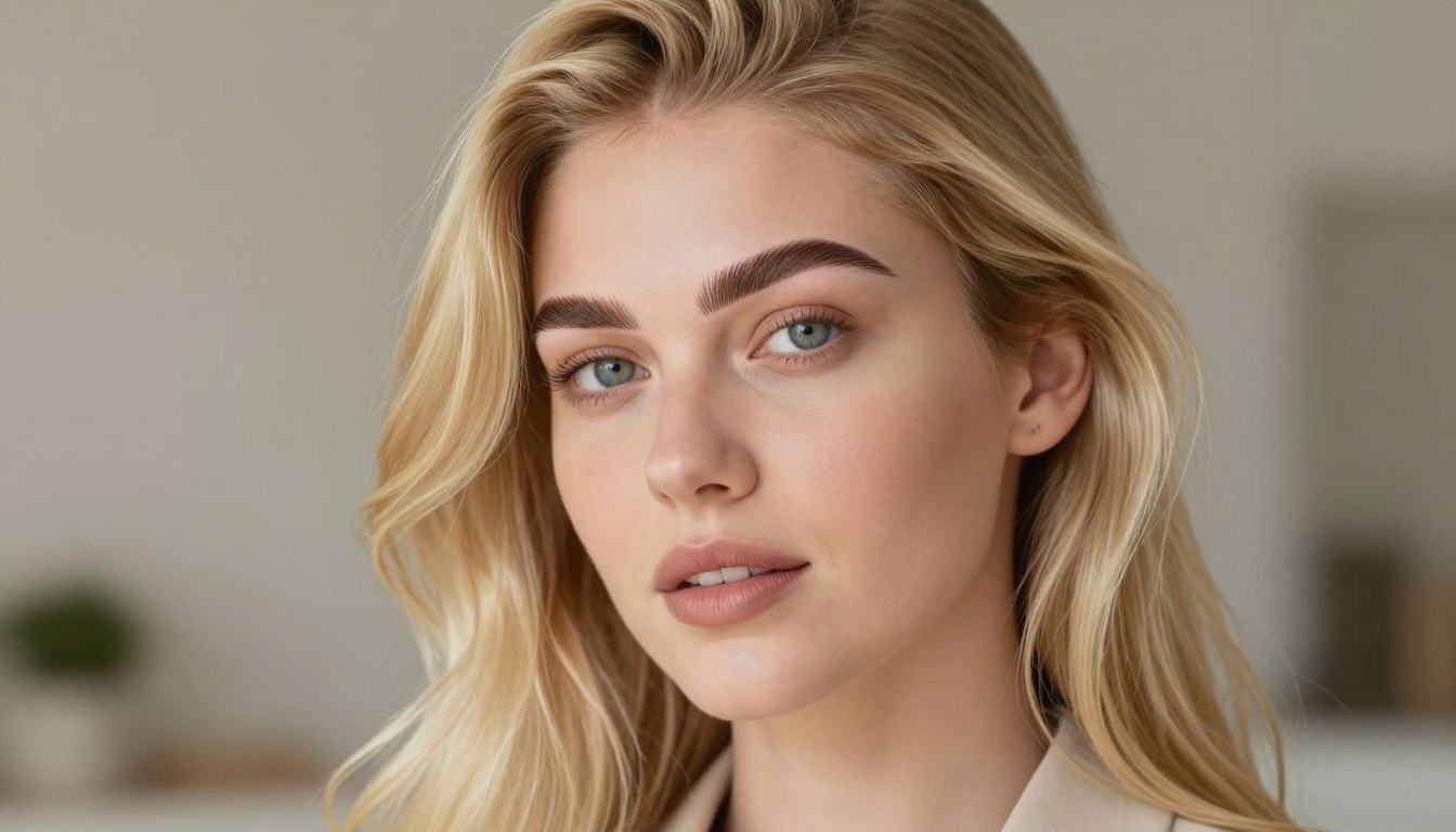 Jaki kolor brwi dla blondynek