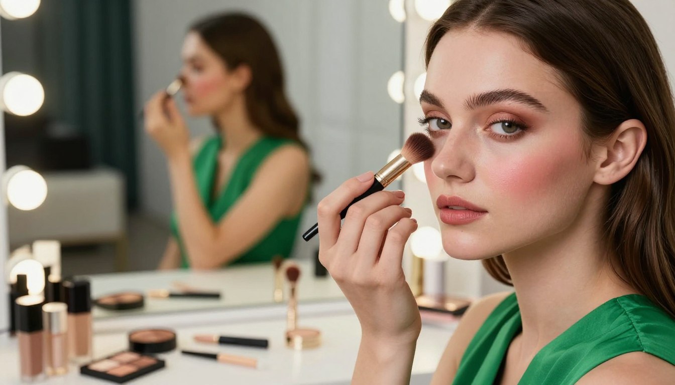 Jaki makijaż do zielonej sukienki