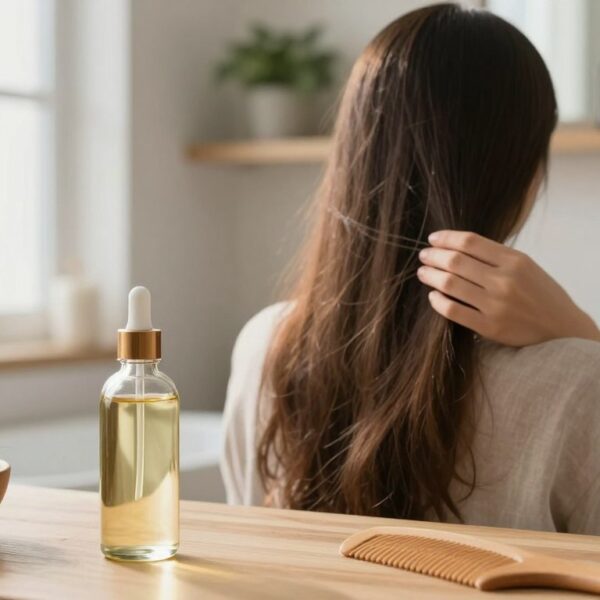 Olejowanie włosów olejkiem rycynowym – jak robić to bez obciążania włosów